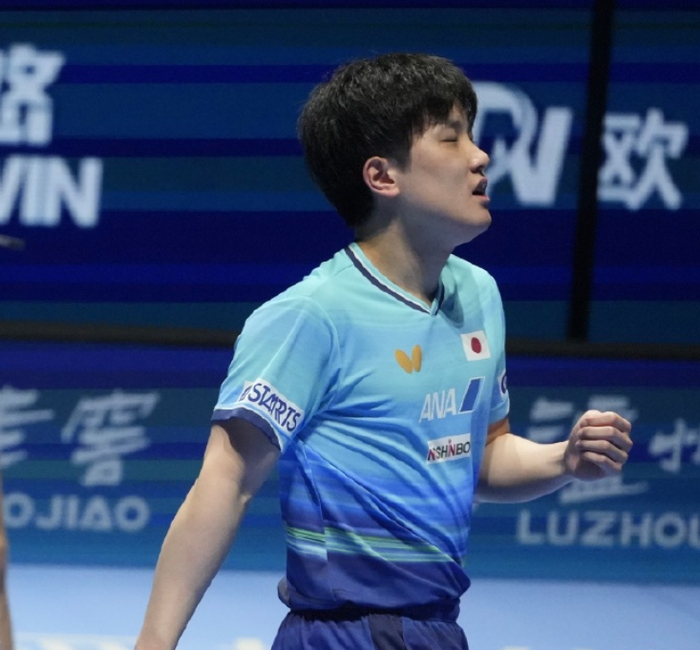 张本智和澳门世界杯首胜引球迷狂热支持，赛场